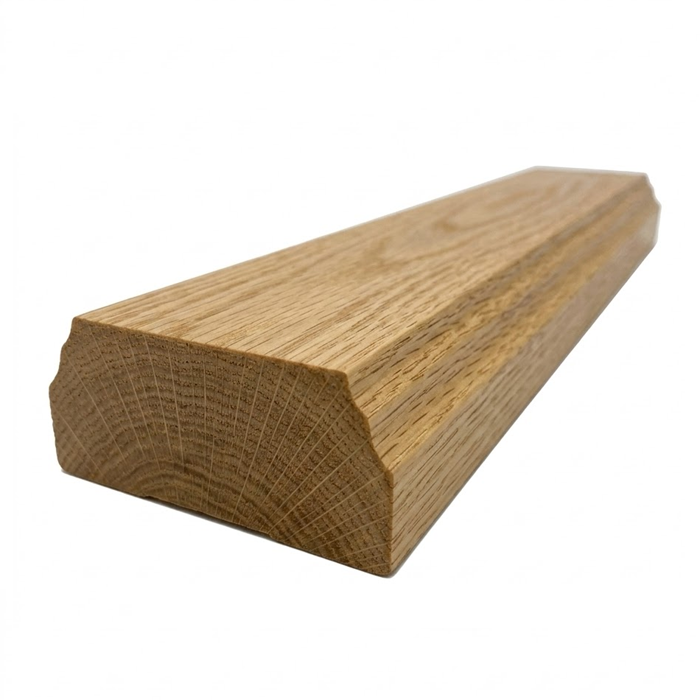 Oak Lacquered Finish Baserails Ungrooved